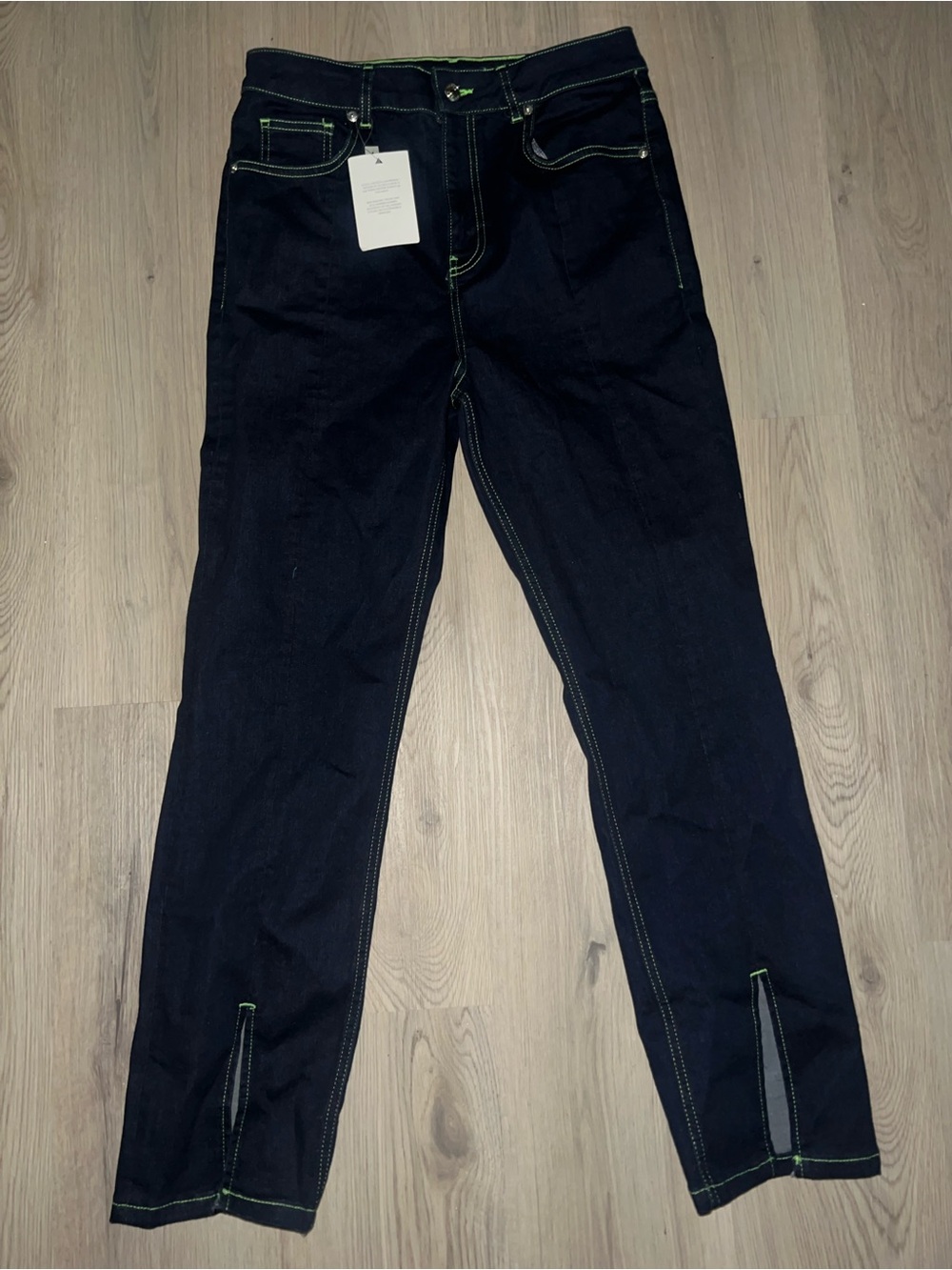 ASOS High Rise Jeans Dark Blue 30/32 NWT Stretch Denim